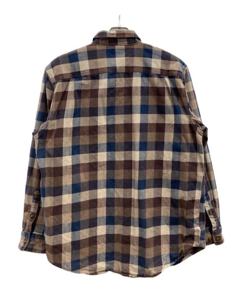 CarHartt（カーハート）CarHartt (カーハート) チェックシャツ ブラウン サイズ:Lの古着・服飾アイテム