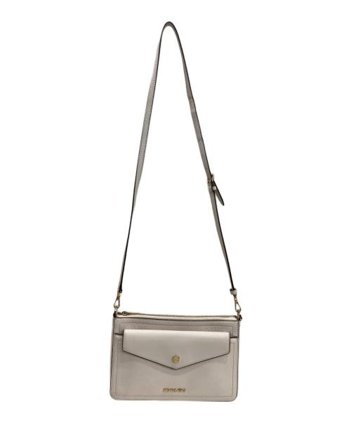 MICHAEL KORS（マイケル・コース）MICHAEL KORS (マイケルコース) ショルダーバッグ ホワイトの古着・服飾アイテム