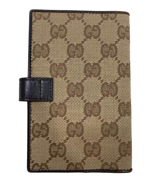 GUCCI（グッチ）GUCCI (グッチ) 手帳カバー ブラウンの古着・服飾アイテム