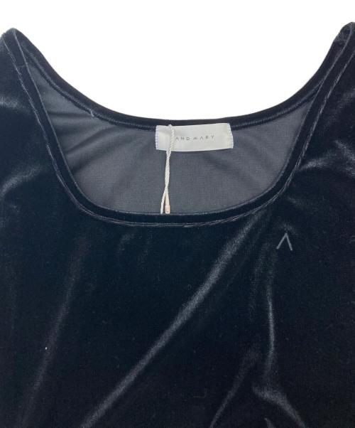 ANDMARY（アンドマリー）ANDMARY (アンドマリー) ブラウス ブラック サイズ:F 未使用品の古着・服飾アイテム