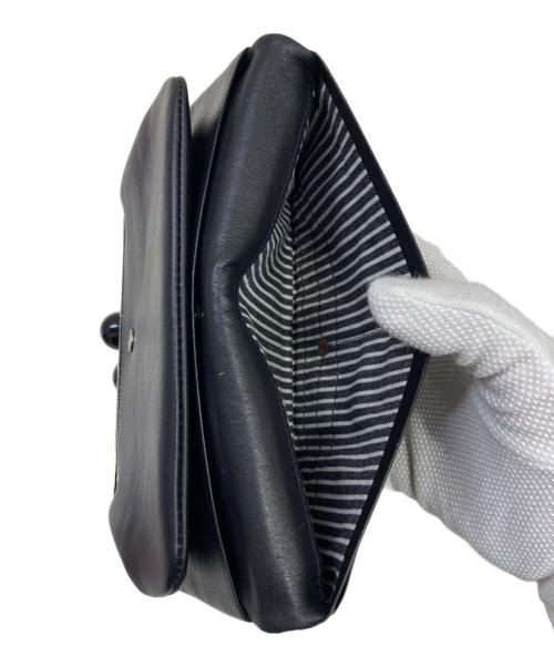 CHARLES JOURDAN（シャルルジョルダン）CHARLES JOURDAN (シャルルジョルダン) がま口財布 ブラックの古着・服飾アイテム