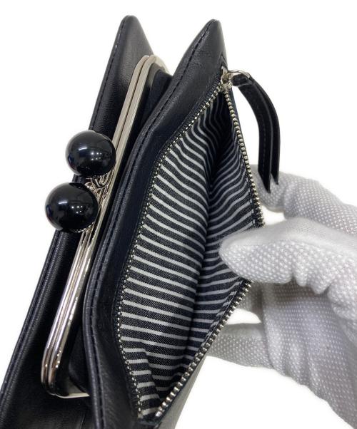 CHARLES JOURDAN（シャルルジョルダン）CHARLES JOURDAN (シャルルジョルダン) がま口財布 ブラックの古着・服飾アイテム