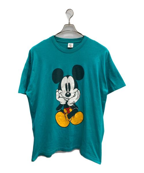 DISNEY（ディズニー）Disney (ディズニー) Tシャツ グリーン サイズ:XXXLの古着・服飾アイテム