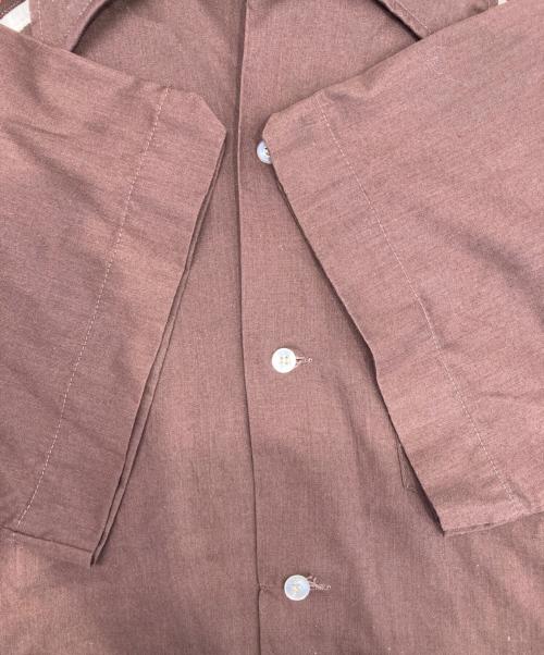 Hilton（ヒルトン）Hilton (ヒルトン) ボーリングシャツ ブラウン サイズ:Lの古着・服飾アイテム