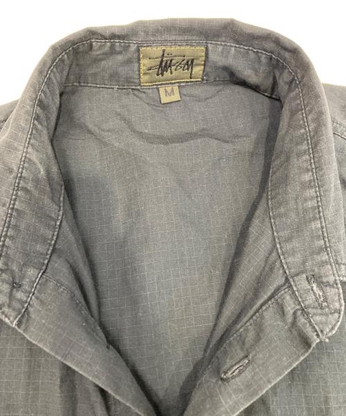 stussy（ステューシー）stussy (ステューシー) 半袖シャツ ブルー サイズ:Mの古着・服飾アイテム