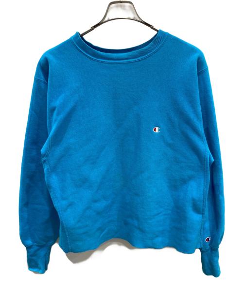 Champion（チャンピオン）Champion (チャンピオン) リバースウィーブスウェット ブルー サイズ:LARGEの古着・服飾アイテム