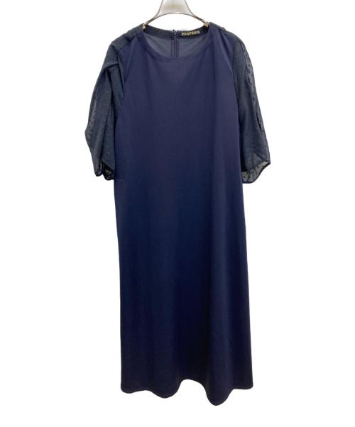 FRAPBOIS（フラボア）FRAPBOIS (フラボア) 半袖ワンピース ネイビー サイズ:1の古着・服飾アイテム