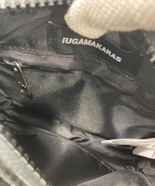 IUGAMAKARAS（イウガマカラス）IUGAMAKARAS (イウガマカラス) Knotted Micro Padding Bag ブラックの古着・服飾アイテム