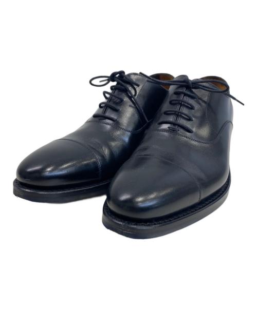 Jalan Sriwijaya（ジャランスリウァヤ）Jalan Sriwijaya (ジャランスリウァヤ) ストレートチップ カーフ レースアップ ブラック サイズ:8の古着・服飾アイテム