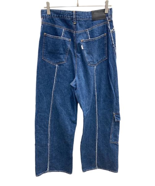 jieda（ジエダ）Jieda (ジエダ) SWITCHING CARGO DENIM PANTS インディゴ サイズ:１の古着・服飾アイテム