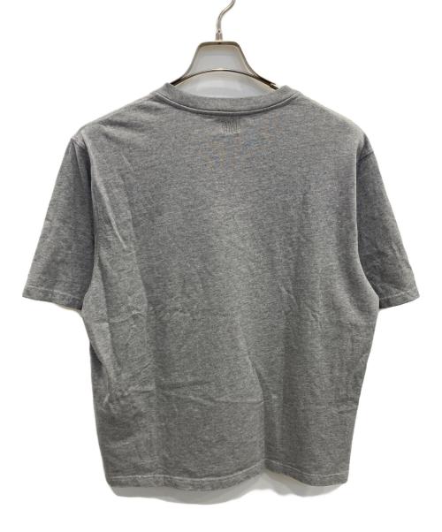ami（アミ）ami (アミ) ハート刺繍Tシャツ グレー サイズ:Sの古着・服飾アイテム