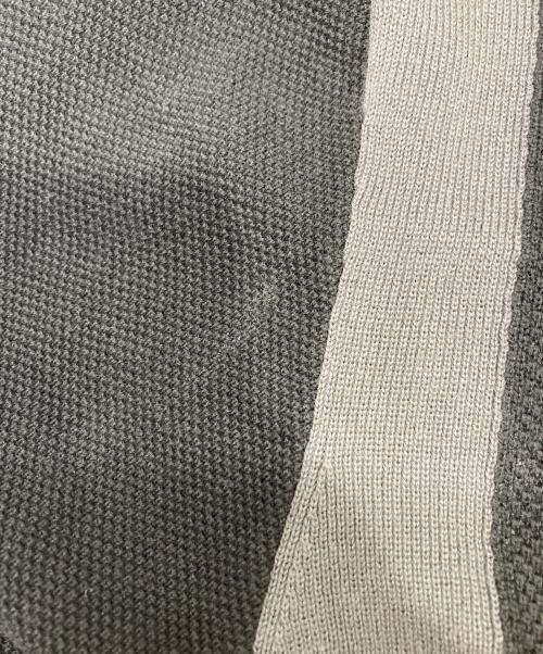 FRED PERRY（フレッドペリー）FRED PERRY (フレッドペリー) ストライプド ニット シャツ ブラック サイズ:Mの古着・服飾アイテム