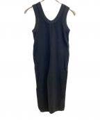 TODAYFULトゥデイフル）の古着「Cottonlinen Rough Combinaison」｜ブラック