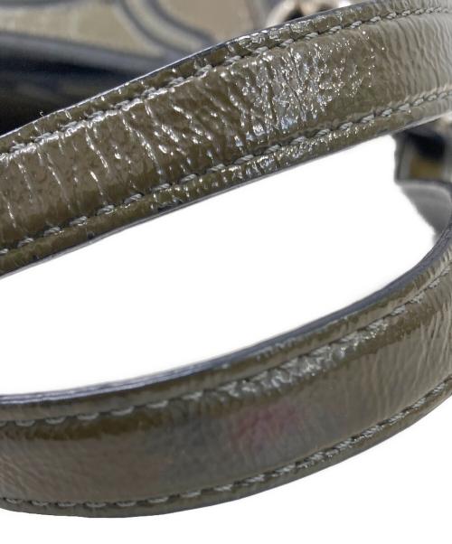 COACH（コーチ）COACH (コーチ) エナメルシグネチャーハンドバッグの古着・服飾アイテム