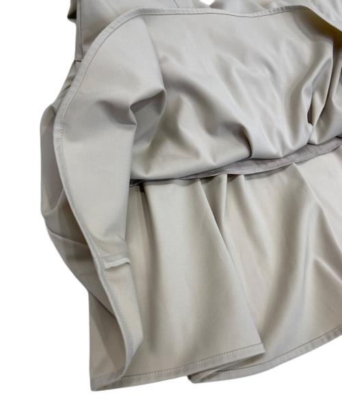 anuans（アニュアンス）anuans (アニュアンス) ボックスタックティアードワンピース ベージュ サイズ:Mの古着・服飾アイテム