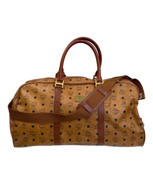 MCM（エムシーエム）MCM (エムシーエム) ボストンバッグ ブラウンの古着・服飾アイテム