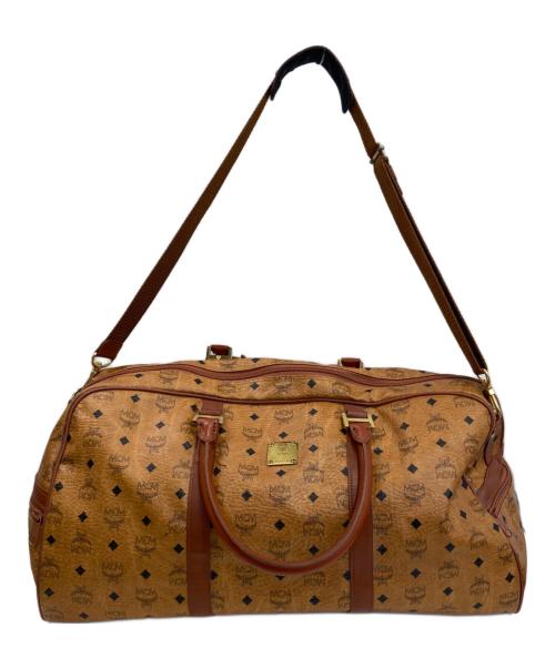 MCM（エムシーエム）MCM (エムシーエム) ボストンバッグ ブラウンの古着・服飾アイテム