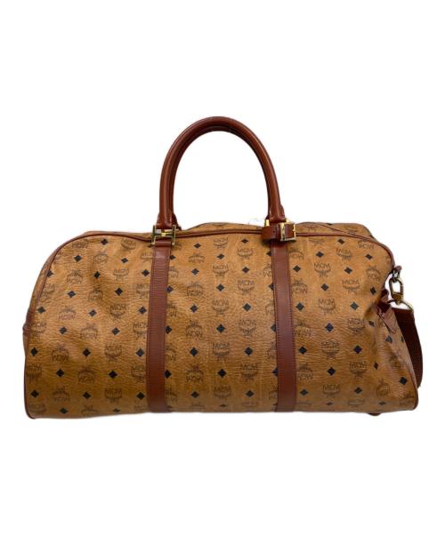 MCM（エムシーエム）MCM (エムシーエム) ボストンバッグ ブラウンの古着・服飾アイテム