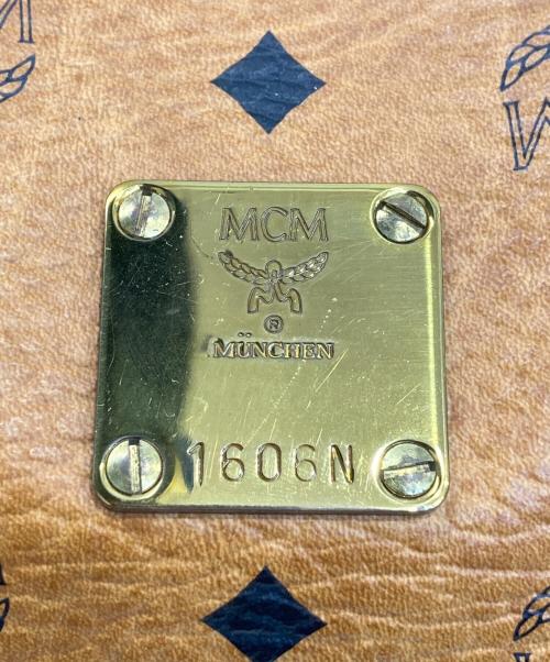 MCM（エムシーエム）MCM (エムシーエム) ボストンバッグ ブラウンの古着・服飾アイテム