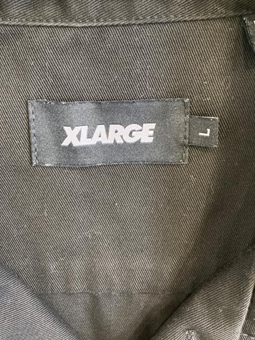 X-LARGE（エクストララージ）X-LARGE (エクストララージ) 半袖シャツ ブラック サイズ:Lの古着・服飾アイテム