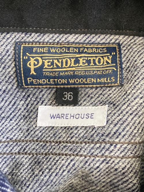 WAREHOUSE（ウエアハウス）WAREHOUSE (ウエアハウス) PENDLETON (ペンドルトン) シャツ ネイビー サイズ:Sの古着・服飾アイテム