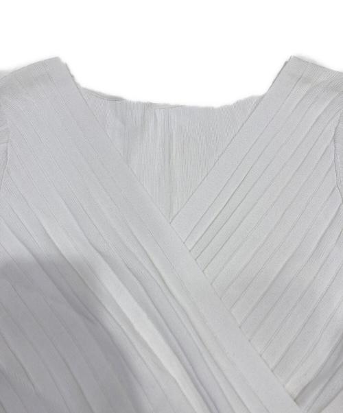 Diagram GRACE CONTINENTAL（ダイアグラム グレースコンチネンタル）Diagram GRACE CONTINENTAL (ダイアグラム グレースコンチネンタル) ニットワンピース ホワイト サイズ:36の古着・服飾アイテム