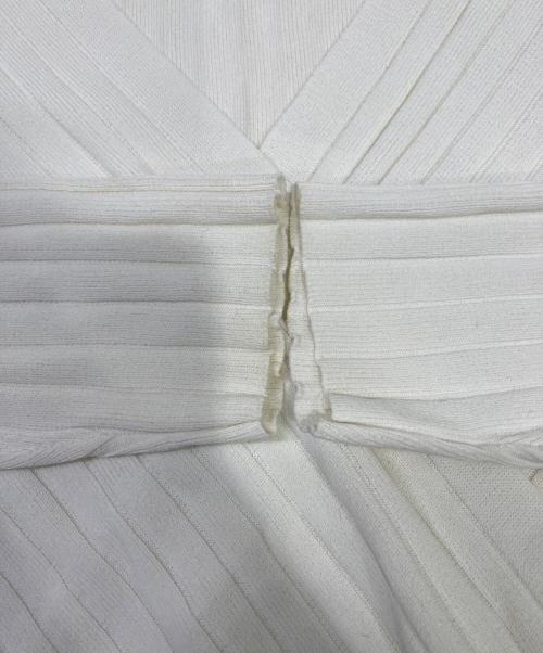 Diagram GRACE CONTINENTAL（ダイアグラム グレースコンチネンタル）Diagram GRACE CONTINENTAL (ダイアグラム グレースコンチネンタル) ニットワンピース ホワイト サイズ:36の古着・服飾アイテム