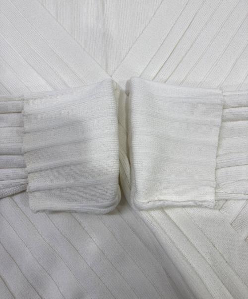 Diagram GRACE CONTINENTAL（ダイアグラム グレースコンチネンタル）Diagram GRACE CONTINENTAL (ダイアグラム グレースコンチネンタル) ニットワンピース ホワイト サイズ:36の古着・服飾アイテム