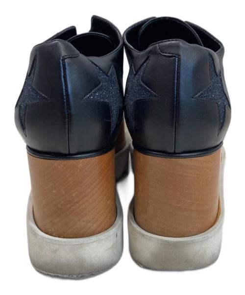 STELLA McCARTNEY（ステラマッカートニー）STELLA McCARTNEY (ステラマッカートニー) エリス プラットフォーム スター シューズ ブラック サイズ:37 1/2の古着・服飾アイテム