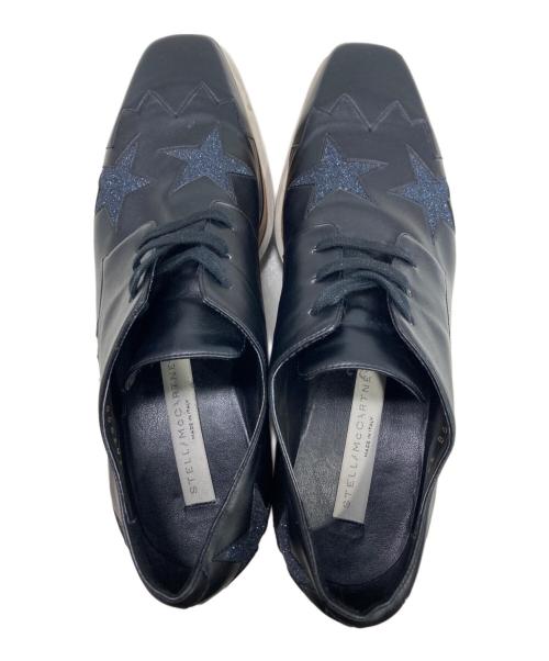 STELLA McCARTNEY（ステラマッカートニー）STELLA McCARTNEY (ステラマッカートニー) エリス プラットフォーム スター シューズ ブラック サイズ:37 1/2の古着・服飾アイテム