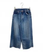 RED CARD TOKYOレッドカード トウキョウ）の古着「Phrase ワイドデニム」｜インディゴ