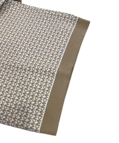 MICHAEL KORS（マイケル・コース）MICHAEL KORS (マイケルコース) 半袖ニット ベージュ サイズ:Sの古着・服飾アイテム