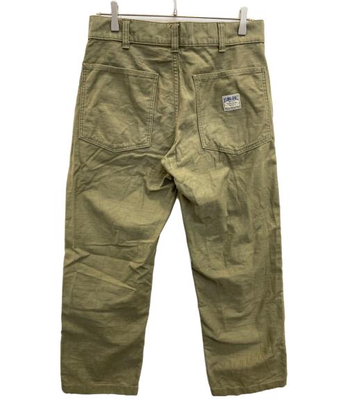 KOJIMA GENES（コジマジーンズ）KOJIMA GENES (コジマジーンズ) ベイカーパンツ グリーン サイズ:W32の古着・服飾アイテム