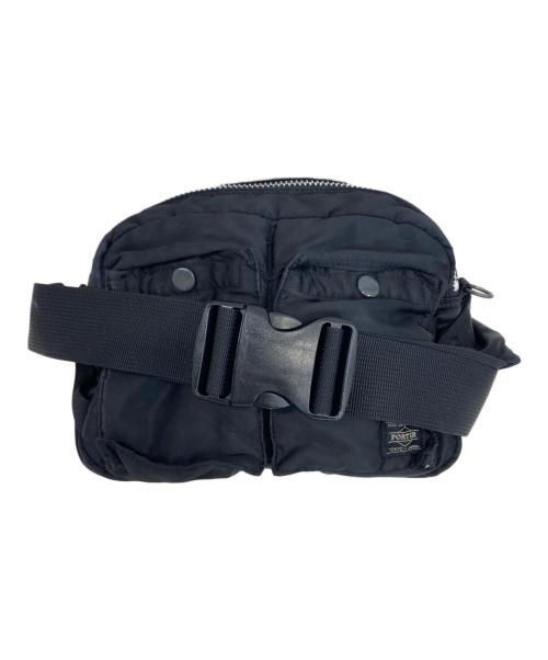 PORTER（ポーター）PORTER (ポーター) TANKER  WAIST BAG ブラックの古着・服飾アイテム
