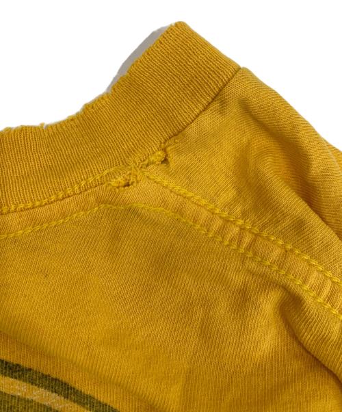 BUDWEISER（バドワイザー）BUDWEISER (バドワイザー) プリントTシャツ イエロー サイズ:XLの古着・服飾アイテム