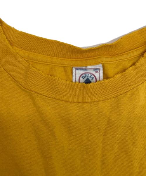 BUDWEISER（バドワイザー）BUDWEISER (バドワイザー) プリントTシャツ イエロー サイズ:XLの古着・服飾アイテム