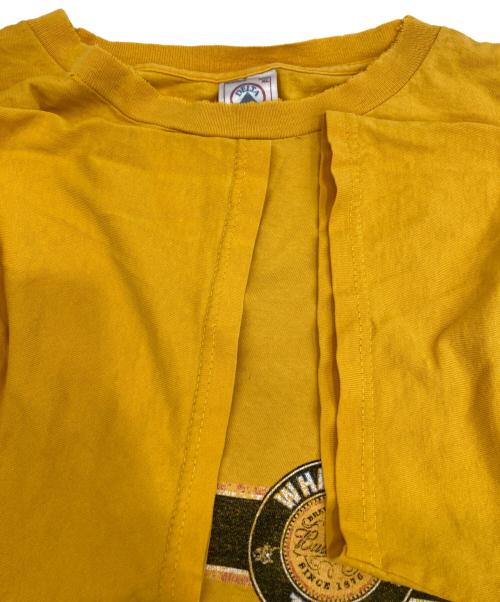 BUDWEISER（バドワイザー）BUDWEISER (バドワイザー) プリントTシャツ イエロー サイズ:XLの古着・服飾アイテム