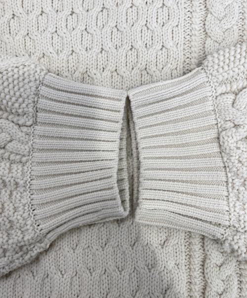 SSZ（エスエスズィー）SSZ (エスエスズィー) PROST KNIT アイボリー サイズ:Mの古着・服飾アイテム