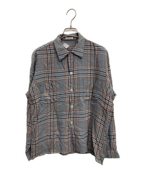 conway（コンウェイ）conway (コンウェイ) オープンカラーシャツ グレー サイズ:Mの古着・服飾アイテム