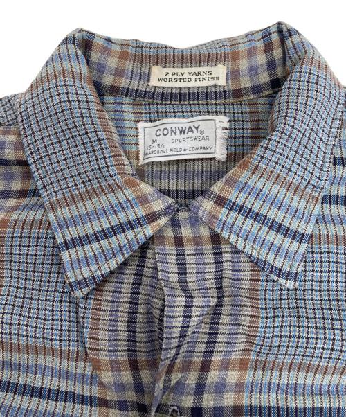 conway（コンウェイ）conway (コンウェイ) オープンカラーシャツ グレー サイズ:Mの古着・服飾アイテム