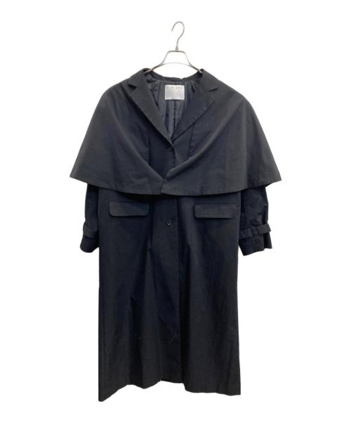 RIM.ARK（リムアーク）RIM.ARK (リムアーク) Layered poncho spring CT ブラック サイズ:38の古着・服飾アイテム