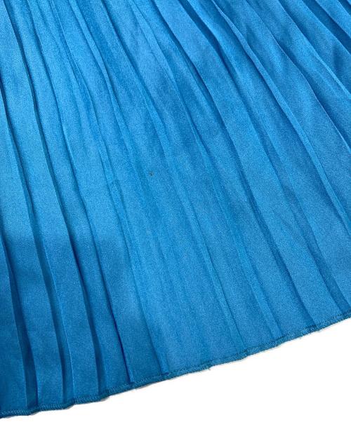 Spick and Span（スピック＆スパン）Spick and Span (スピックアンドスパン) ティアードプリーツスカート ブルー サイズ:FREEの古着・服飾アイテム