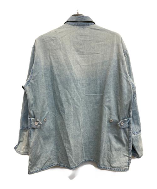 ai no de（アイノデ）ai no de (アイノデ) カバーオール ブルー サイズ:Mの古着・服飾アイテム