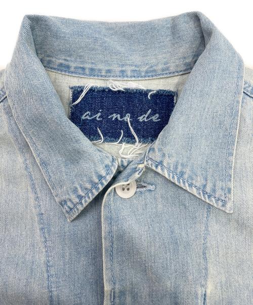ai no de（アイノデ）ai no de (アイノデ) カバーオール ブルー サイズ:Mの古着・服飾アイテム