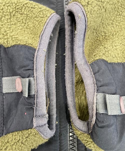 THE NORTH FACE（ザ ノース フェイス）THE NORTH FACE (ザ ノース フェイス) フリースジャケット ブラック×カーキ サイズ:Mの古着・服飾アイテム