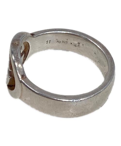 GUCCI（グッチ）GUCCI (グッチ) インターロッキングGGリング シルバー サイズ:11の古着・服飾アイテム