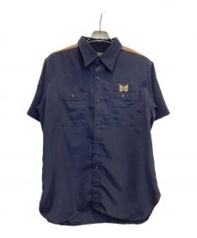 Needles（ニードルズ）の古着「トラックワークシャツ」｜ネイビー