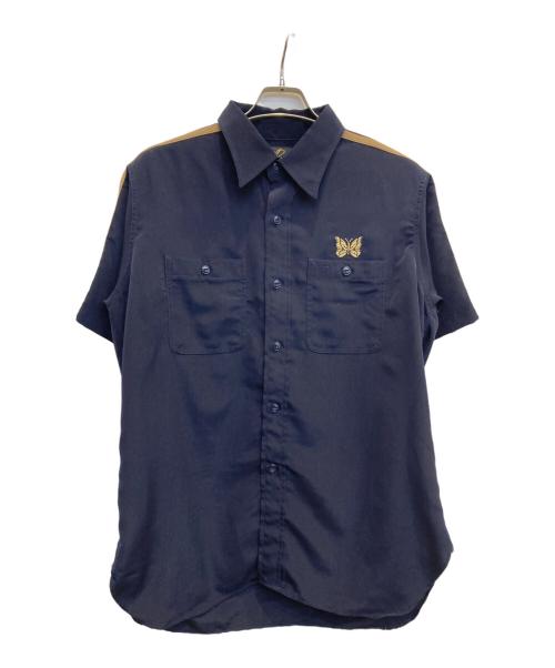 Needles（ニードルズ）Needles (ニードルズ) トラックワークシャツ ネイビー サイズ:Mの古着・服飾アイテム