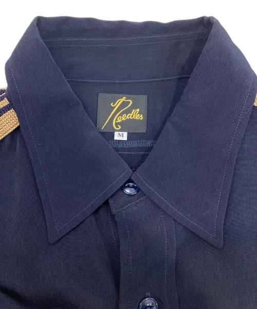 Needles（ニードルズ）Needles (ニードルズ) トラックワークシャツ ネイビー サイズ:Mの古着・服飾アイテム