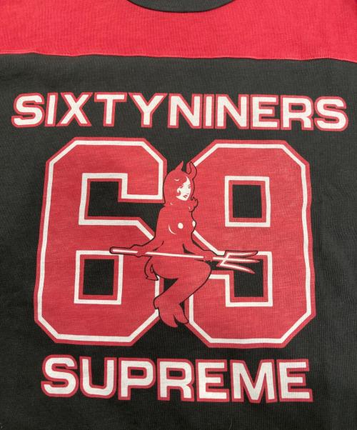 SUPREME（シュプリーム）SUPREME (シュプリーム) Hysteric Glamour (ヒステリックグラマー) 69 Football Top レッド サイズ:XLの古着・服飾アイテム